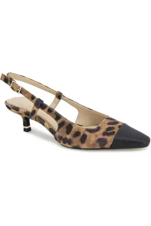Kenneth Cole Martha Slingback Cap Toe Kitten Heel Pump in at Nordstrom, Size 6