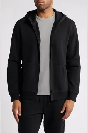 Zella Cloud Fleeze Zip Hoodie in at Nordstrom, Size Small