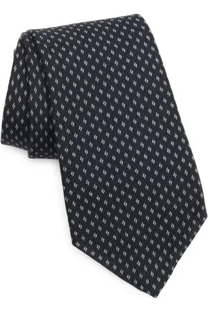 Ralph Lauren Bond St. Geo Jacquard Cashmere & Mulberry Silk Tie in at Nordstrom