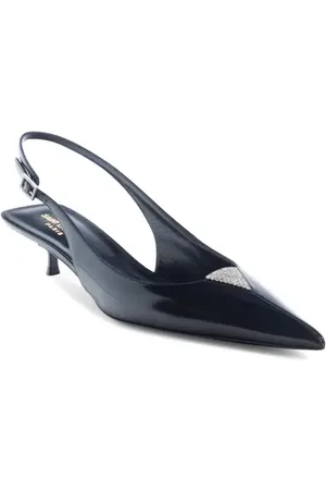 Saint Laurent Cherish Kitten Heel Slingback Pump in at Nordstrom, Size 5Us