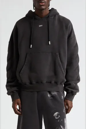 OFF-WHITE Saint Matthew Organic Cotton Graphic Hoodie in at Nordstrom, Size Small