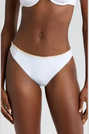 Ramy Brook Iliana Contrast Edge Bikini Bottoms in at Nordstrom, Size X-Large
