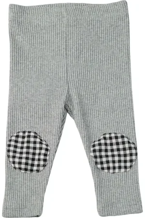 Ashmi & Co. Frankie Knee Patch Cotton Pants in at Nordstrom, Size 0-3M