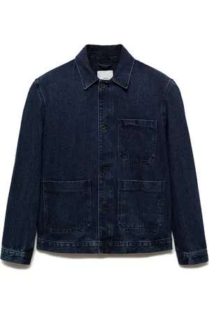 MANGO Workwear Denim Jacket in at Nordstrom, Size Large