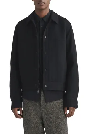 RAG&BONE Owen Wool Trucker Jacket in at Nordstrom, Size Medium