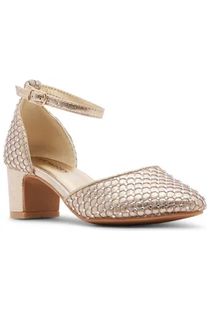 Steve Madden Prettyy Ankle Strap Block Heel Pump in at Nordstrom, Size 5 M