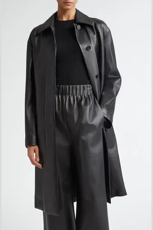 Fforme Joss Lambskin Leather Coat in at Nordstrom, Size Medium