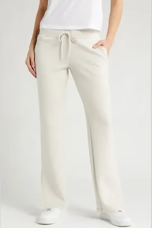 Zella Level Set Straight Leg Slit Hem Track Pants in at Nordstrom, Size Medium