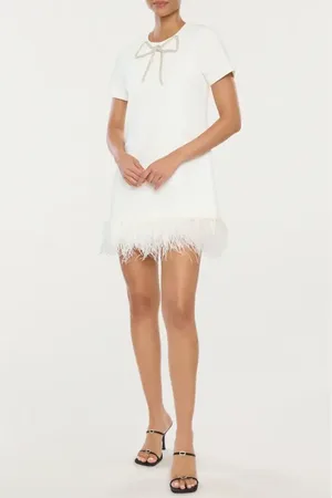 LIKELY Marullo Crystal Bow Shift Dress in at Nordstrom, Size 4