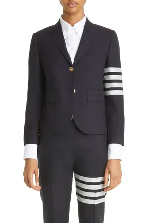 Thom Browne Stripe High Armhole Wool Sport Coat in at Nordstrom, Size 10 Us