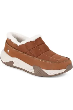 Spyder Leah Faux Fur Lined Waterproof Slip-On Sneaker in at Nordstrom, Size 6