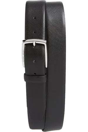 HUGO BOSS Celie Saffiano Leather Belt in at Nordstrom, Size 32