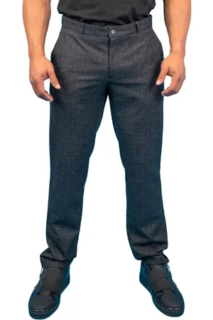 Maceoo Squared Stretch Flat Front Pants at Nordstrom, Size 30