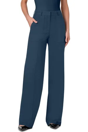 AKRIS Melin Wide Leg Cotton Poplin Pants in at Nordstrom, Size 2