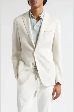 ELEVENTY Linen & Cotton Sport Coat in at Nordstrom, Size 44 Us