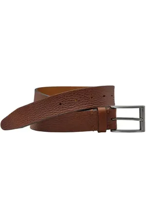 Johnston & Murphy Soft Pebbled Leather Belt at Nordstrom, Size 36