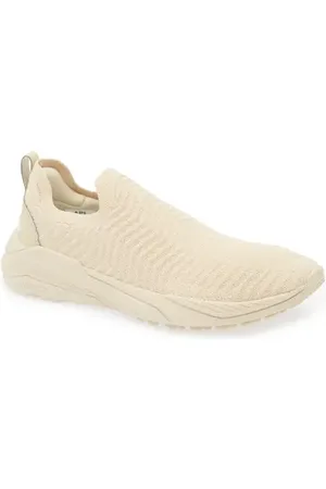 APL Athletic Propulsion Labs TechLoom Traveler Slip-On Sneaker in Parchment /Ivory at Nordstrom, Size 6