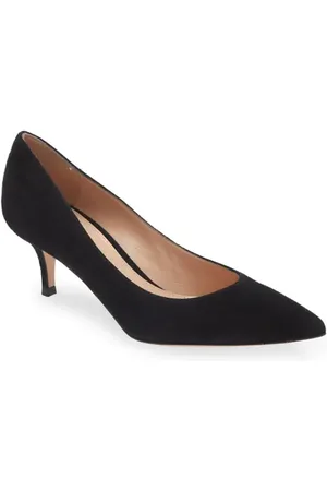 Gianvito Rossi Kitten Heel Pointed Toe Pump in at Nordstrom, Size 5Us