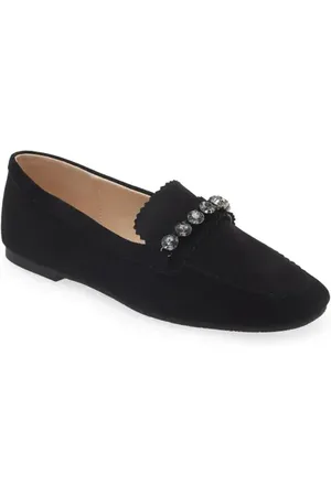 PELLE MODA Herron Crystal Embellished Loafer in at Nordstrom, Size 6