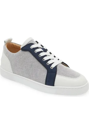 Christian Louboutin Rantulow Mixed Media Low Top Sneaker in at Nordstrom, Size 7Us
