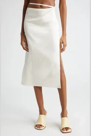Jacquemus La Jupe Notte Satin Skirt in at Nordstrom, Size 6 Us