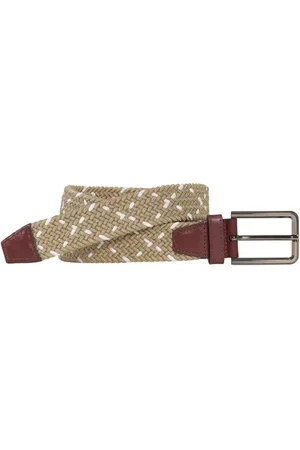Johnston & Murphy Woven Stretch Knit Belt in at Nordstrom, Size 34