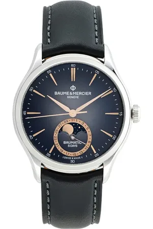 Baume & Mercier Clifton Automatic Moon Phase Bracelet Watch, 42mm in at Nordstrom