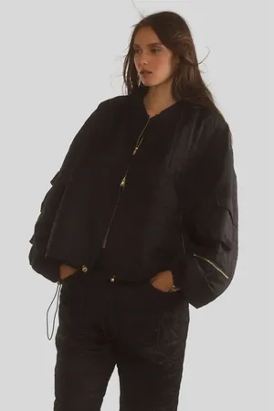 Cynthia Rowley QUILTED BOMBER JACKET in at Nordstrom, Size Small