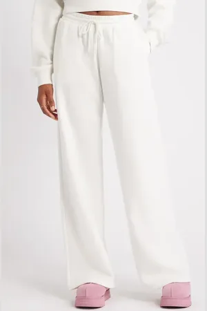 BP. Wide Leg Fleece Pants in at Nordstrom, Size Large