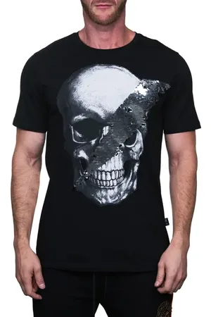 Maceoo Skull Disco Graphic Crew T-Shirt in at Nordstrom, Size Medium