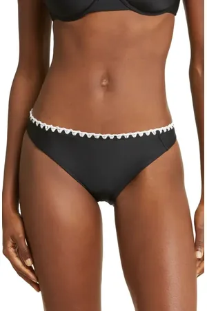 Ramy Brook Iliana Contrast Edge Bikini Bottoms in at Nordstrom, Size X-Small