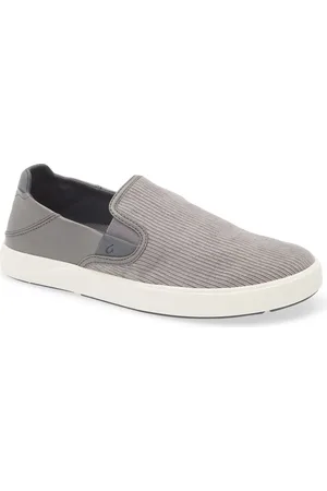 Olukai Laeahi Kapa Slip-On in Graphite /Dark Shadow at Nordstrom, Size 7
