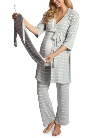 Everly Grey Analise During & After 5-Piece Maternity/Nursing Sleep Set in at Nordstrom, Size X-Small
