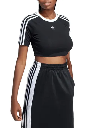 adidas Crop Baby Tee in at Nordstrom, Size Medium