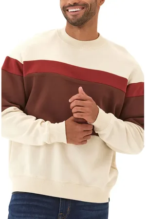Threads 4 Thought Rudy Colorblock Sweatshirt in Praline /Tapioca at Nordstrom, Size Large