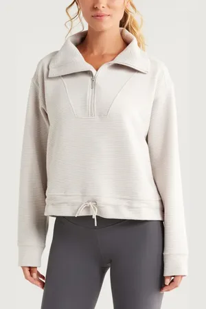 Zella Kickback Ottoman Half Zip Pullover in at Nordstrom, Size Small
