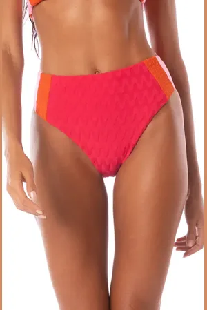 Maaji Apple Wanderer Reversible High Waist Bikini Bottoms at Nordstrom, Size Small