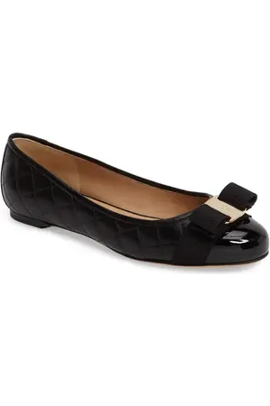 Salvatore Ferragamo Salvatore Varina Q Quilted Flat in at Nordstrom, Size 7