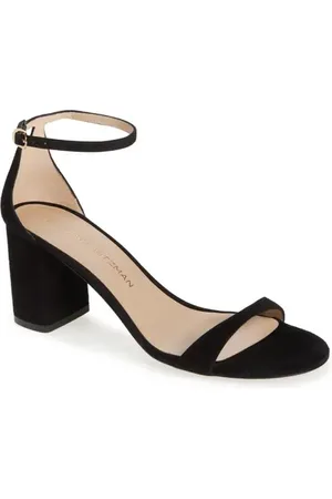 Stuart Weitzman Nudist Block 75 Sandal in at Nordstrom, Size 12