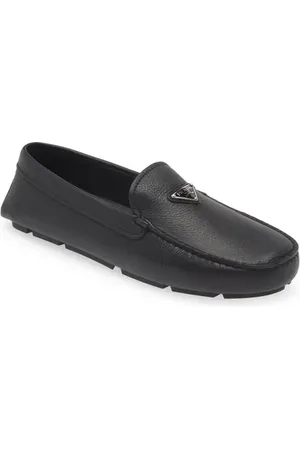 Prada Triangle Logo Driving Loafer in at Nordstrom, Size 8Us