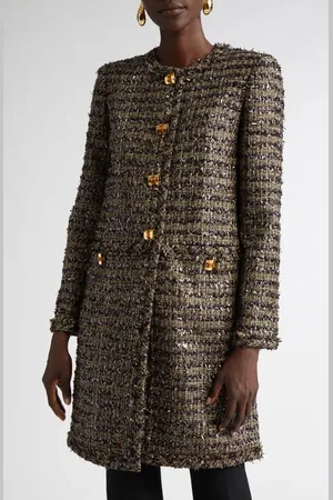 ST. JOHN Metallic Eyelash Tweed Jacket in at Nordstrom, Size 4