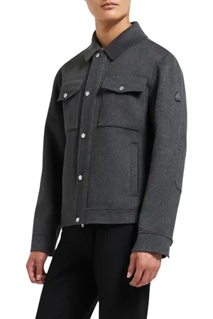 Moose Knuckles Jacques Wool Blend Double Face Jacket in at Nordstrom, Size Medium