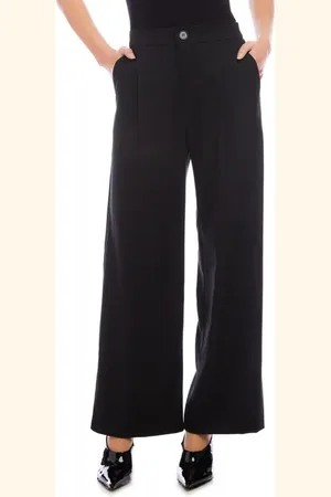 Fifteen Twenty Mina High Waist Wide Leg Pants in at Nordstrom, Size Large