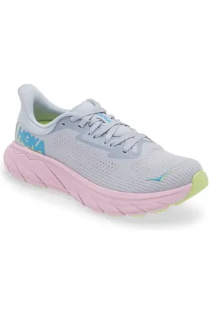 Hoka One One Arahi 7 Running Shoe in Gull /Pink Twilight at Nordstrom, Size 5
