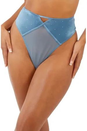 Playful Promises Olympia Storm High Waist Thong in at Nordstrom, Size 14 Us