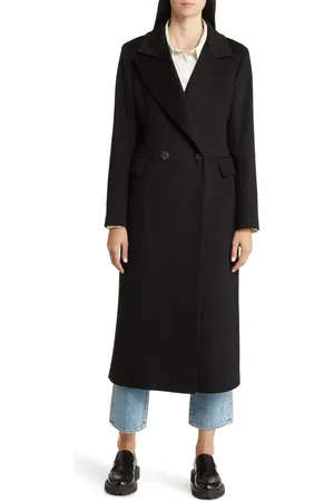 Fleurette Leo Double Breasted Longline Cashmere Coat in at Nordstrom, Size 0