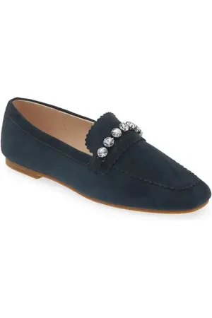 PELLE MODA Herron Crystal Embellished Loafer in at Nordstrom, Size 5