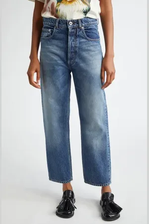 J.W.Anderson Crop Straight Leg Jeans in at Nordstrom, Size 27