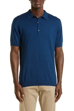 JOHN SMEDLEY Jersey Polo in at Nordstrom, Size Small