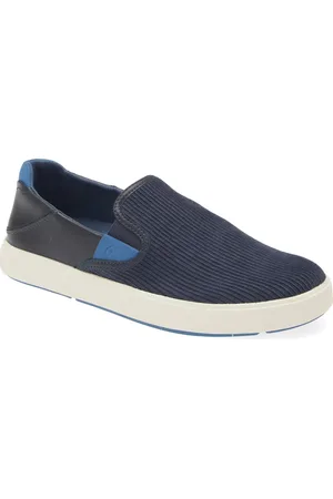 Olukai Laeahi Kapa Slip-On in Trench Blue /Channel Blue at Nordstrom, Size 9